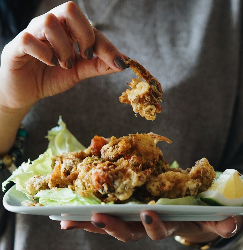 Crispy Soft Shell Crabs